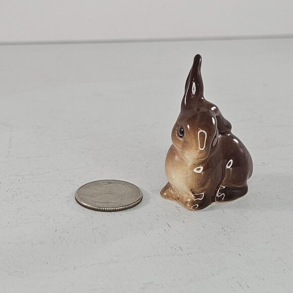 Beswick England Brown Bunny Rabbit Miniature Figurine #826 - Picture 10 of 10